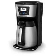 BLACK+DECKER 12-Cup Thermal Coffeemaker, Black/Silver CM2035B