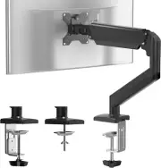 Single Monitor Arm Desk Mount,Snap on Installation Gas Spring Monitor Stand Fits