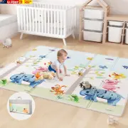 Foldable Baby Play Mat 150 * 200 * 1Cm Extra Large Reversible Waterproof Activit