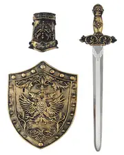 Knight Costume Shield & Sword Set