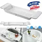 Bathtub Shelf Tub Caddy Shower Expandable Rack Tray Over Bath Storage Holder AU