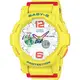BABY-G CASIO 卡西歐極限運動衝浪潮汐概念螢光黃電子女腕錶 型號：BGA-180-9B【神梭鐘錶】