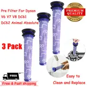 3 Pack Replacement For Dyson V6 V7 V8 Pre Filter Animal Absolute Vacuum Cleaner