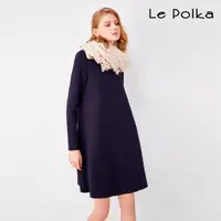 在飛比找momo購物網優惠-【Le Polka】懶人必備太空棉連身洋裝-女
