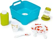 Joseph Joseph Wash & Scrub | Washing Up Set for Ages 3+ | includes Colour-Changing Cutlery and Tableware for Realistic Play!