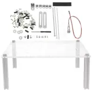 Transparent Motherboard Stand Travel Open Air Computer Case Chassis Base