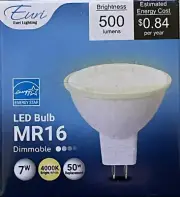 Euri Lighting 50-Watt / 12-Volt MR16 LED Floodlight - Bright White - 500 Lumens