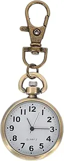 [Holibanna] Key Ring Keychain Men Women Portable Pocket Watch Minimalist Simple Nurse Watch