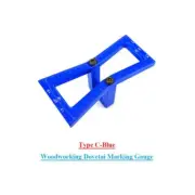 Aluminum Dovetail Marker Hand Cut Wood Joints Gauge Dovetail Guide Tool Blue