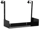 Bali Bookshelf and Home Office Desk Organizer Tray, Black Cube Storage
