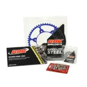 KTM 250 SXF Troy Lee Designs 2021-2021 RHK 14/48 Gold MX Chain & Blue Super Lite