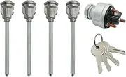 SecosAutoparts Door Locks and Ignition Switch and Keys Compatible with Peterbilt 379 377 359 378 349 385 362# 23-08598 23-09994C268
