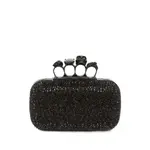 [Alexander Mcqueen] Alexander Mcqueen Four Ring Clutch Bag ONE SIZE BLACK