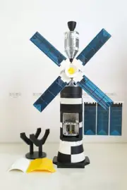 Handmade 1:144 Scale Sky Lab S-IVB Skylab Model Space Station Painted Model Toy