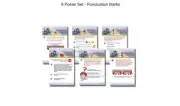6 Poster Set - Punctuation Marks - Educational Language Arts Classroom POSTERS