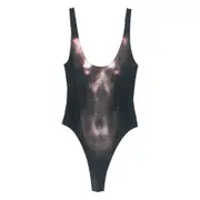 [Jean Paul Gaultier] Jean Paul Gaultier Body-print Swimsuit XS BLACK