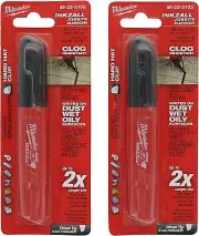 Milwaukee 48-22-3103 Inkzall Chisel Tip Multi Surface Jobsite Marker w/...