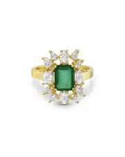 Forever Creations 14K 2.87 ct. tw. Diamond & Emerald Ring