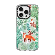 iPhone 16 Pro Clear Case MagSafe Compatible Fox in the Woods