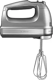 [KitchenAid] 5KHM9212BCU 9-Speed Hand Mixer Contour Silver, 700005852