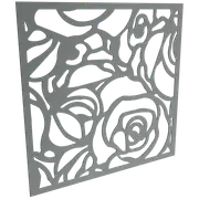 ProtectorAl 300-1200w x 300-1200h Monument Roses Unframed Solid Aluminium Decorative Panel