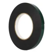 GRP Acrylic Foam Double Sided Tape 12mm x 30m Roll Black