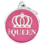 My Family Queen Charm Dog ID Tag