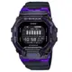 CASIO G-SHOCK 藍牙連線 半透明活力亮彩運動腕錶-紫 GBD-200SM-1A6