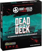 Hunt A Killer Mystery Dead Below Deck an Immersive Murder Mystery Game Use The Realistic Evidence and documents to Catch The Killer 1 to 5 Players Age 14+