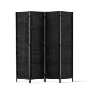Artiss 4 Panel Room Divider Screen 163x170cm Woven
