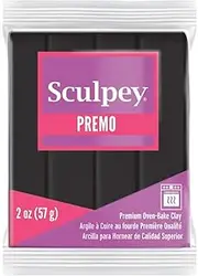 Sculpey PE02 5042 Premo SCULPEY - 57g - Black Polymer Clay