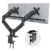 Dual Monitor Stand for Desk-Monitor Arms for 2 Monitors with C Clamp, Grommet