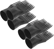 CANIGHT Hair Dryer Diffuser Attachment Set 6pcs Wide Tooth Comb Nozzle for Blow Dryer