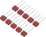 uxcell 25Pcs DIP Mounted Miniature Square Slow Blow Micro Fuse for Electronic Parts PCB LCD Repair, T1A 1A 250V, Red