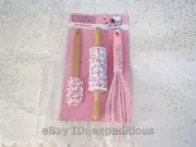 NEW PEANUTS SNOOPY 3 PIECE BAKING SET SPATULA ROLLING PIN WHISK VALENTINES HEART