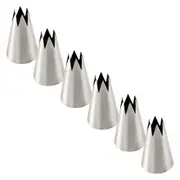 6PK Wiltshire Large Swirl Design Cake/Cupcake Decorating Baking Nozzle Tip