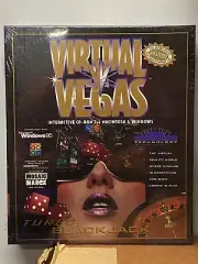 Virtual Vegas 1994 Interactive CD-ROM for Macintosh & Windows NEW & SEALED