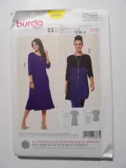 Burda 6863 Tunic and Dress Sewing Pattern Sizes 18-32