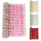 Artificial Flowers Fence Screening Faux Ivy Hedge Noise Reduction Privacy Screen