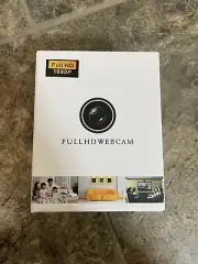 New Upgraded 2k Ultra HD Webcam with Microphone, Auto Fixed-Focus 360° W/ Tripod
