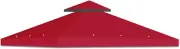 10 X10 FT Gazebo Replacement Canopy Top Cover for Double Tiered Canopy Patio Gar