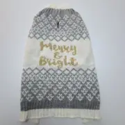 NEW Size M Merry Bright Dog Sweater Beagle Standard Poodle 20-50 lbs 17"