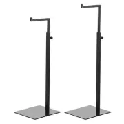 2pcs Purse Display Stand Adjustable Handbag Rack Tabletop Single Hook Holder