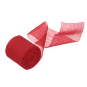 Chiffon Ribbon, 1-1/2 Inch x 5.5 Yard Silk Satin Ribbon, Red