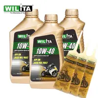 在飛比找momo購物網優惠-【WILITA 威力特】4T全合成高轉速節能機油3+3優惠組