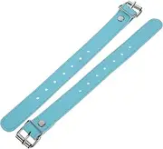 Kisangel 1 Pair PU Bike Basket Straps of Detachable Bicycle Front Basket Belts for Cycling Strong Load Bearing Capacity Compact Design for Enhanced Riding Experience
