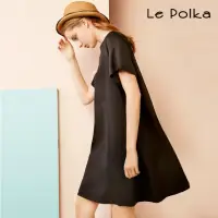 在飛比找momo購物網優惠-【Le Polka】懶人最愛造型連身洋裝-女