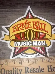 Ernie Ball. Amplification Amplifier Bumper Sticker Guitar Case Music Man