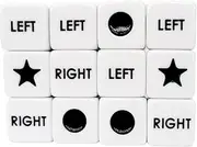 Left Right Center Dice Only 12 Dices Left Right Center Dice Game Prime Dice Only