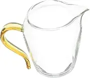 NAMOARLY Borosilicate Glass with Color Spout Tea Dispenser Home Tea Set with Lid Tearoom Tea Cup